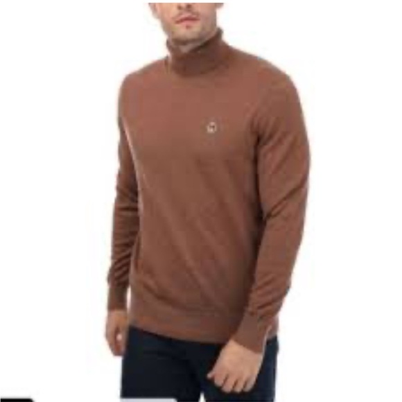 Ted Baker Beckton Roll Neck Long Sleeve Core  Sweater in Tan XL or 7 - Picture 6 of 14